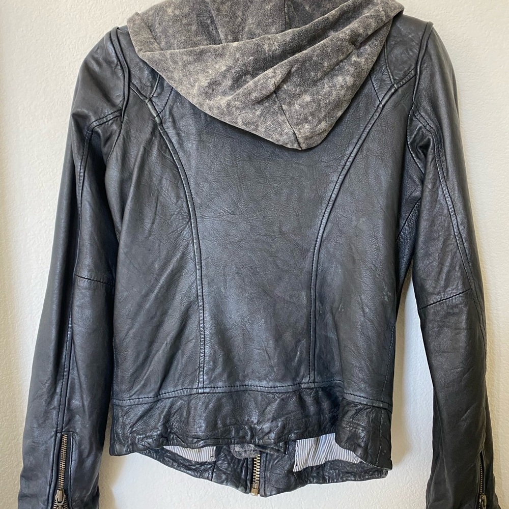 Leather jacket
